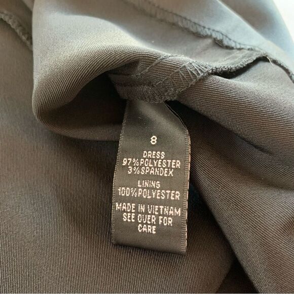 Vintage 90’s Square Neck Satin Mini Dress - Picture 8 of 8